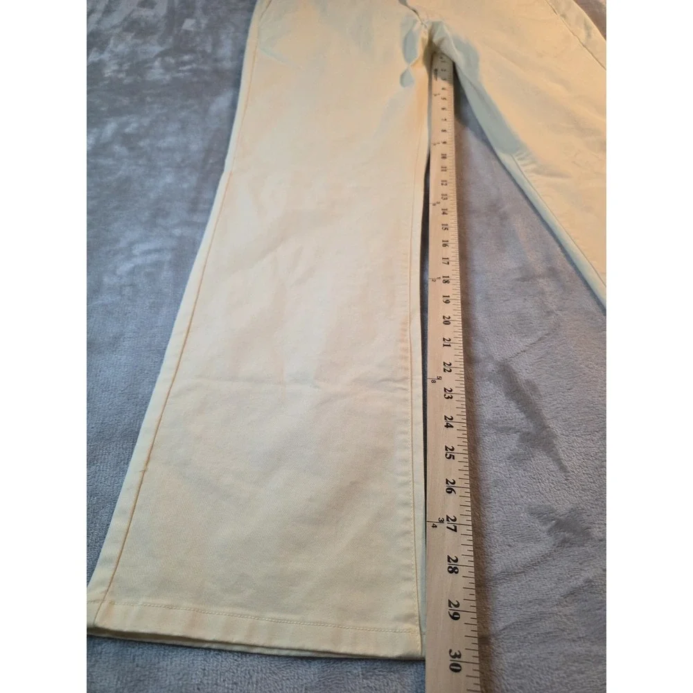 Bonobos Men's Chino Pants 34x30 Yellow Slim Fit Flat Front Casual